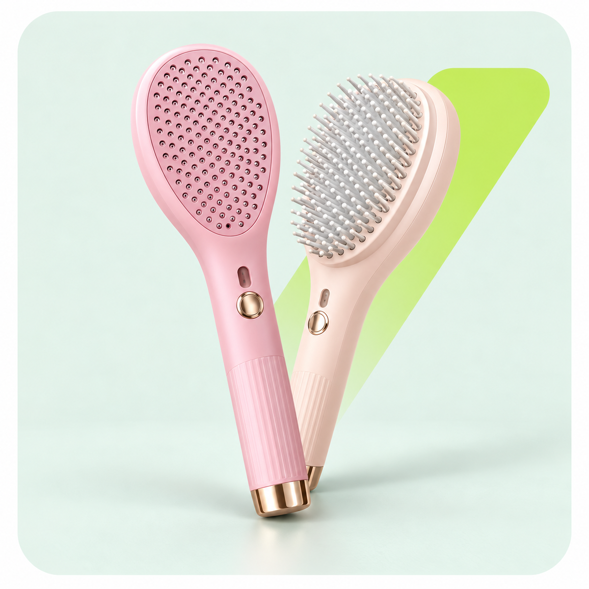 Self Cleaning Hairbrush 2 in 1 Comb (Pack of 1)