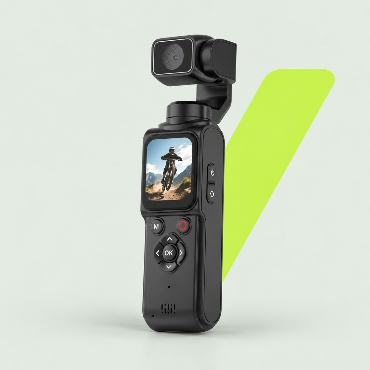 AI Vlogging Camera | 4K Smart Vlog Camera with AI Face Tracking & Built-in Gimbal