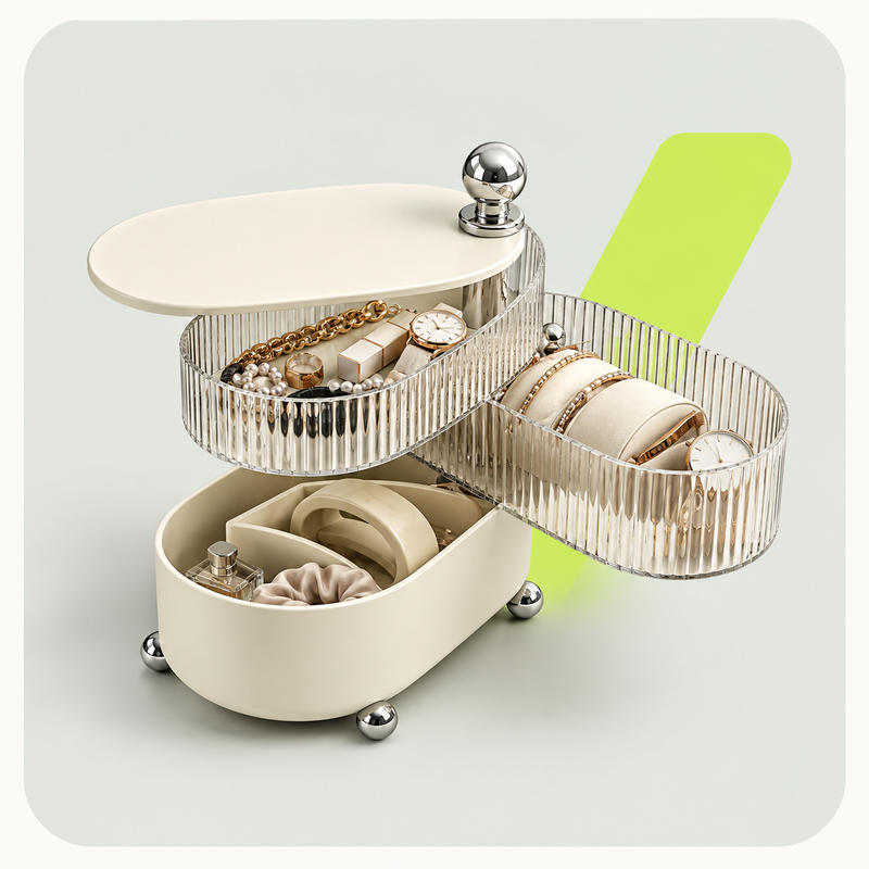 3-Tier Rotating Organiser